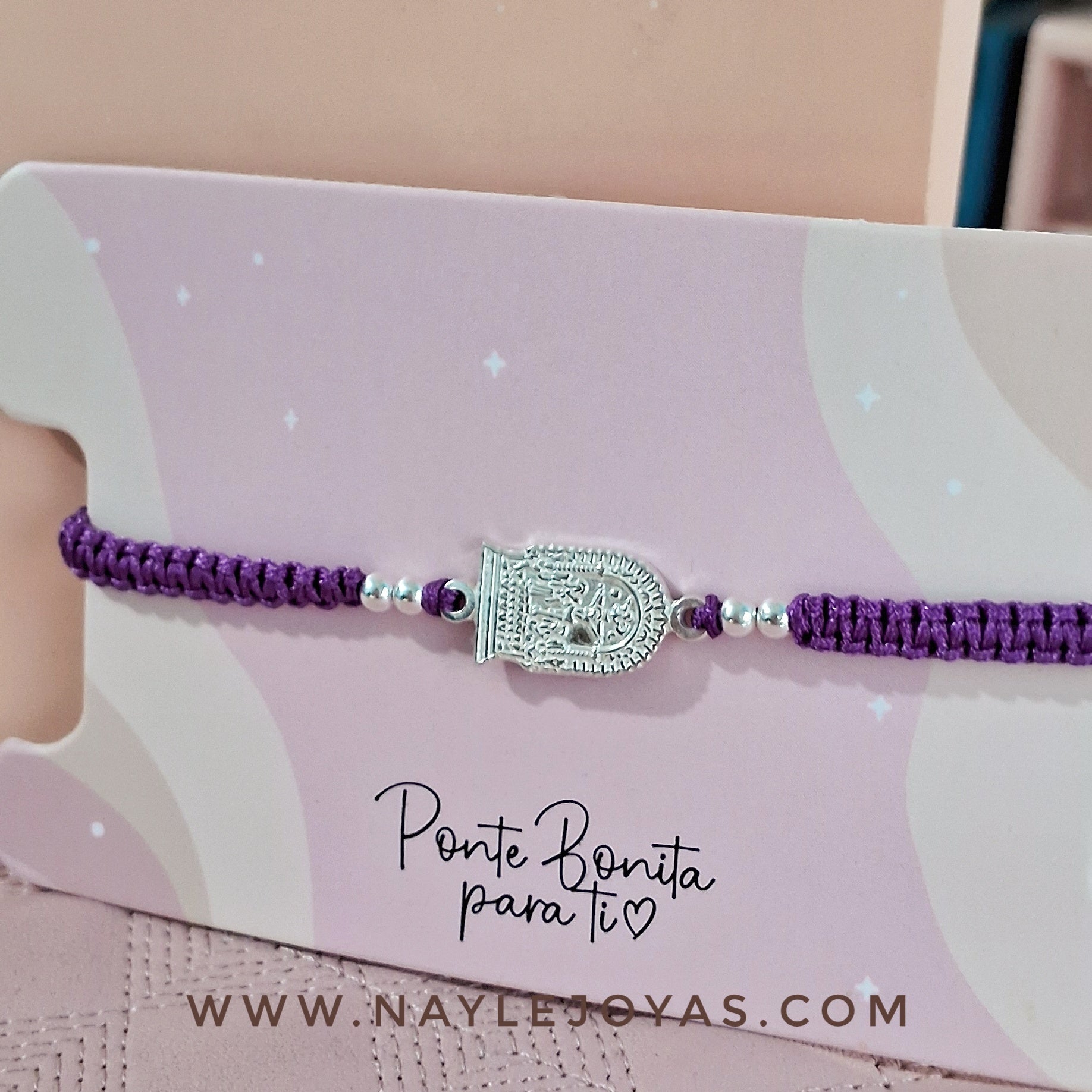 Pulsera tejida Señor de Los Milagros